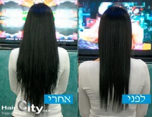 תוספות שיער מסוגים שונים
